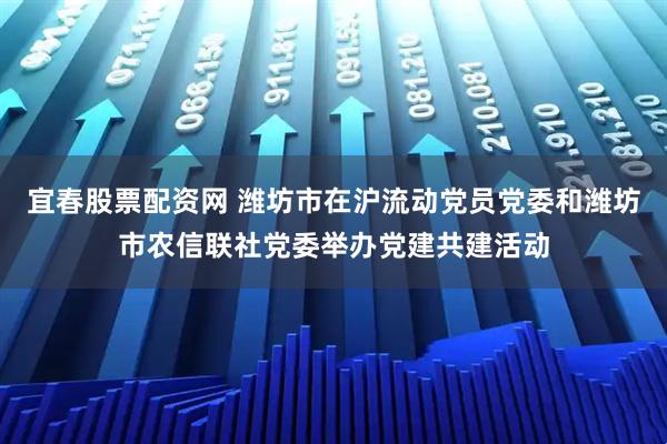 宜春股票配资网 潍坊市在沪流动党员党委和潍坊市农信联社党委举办党建共建活动